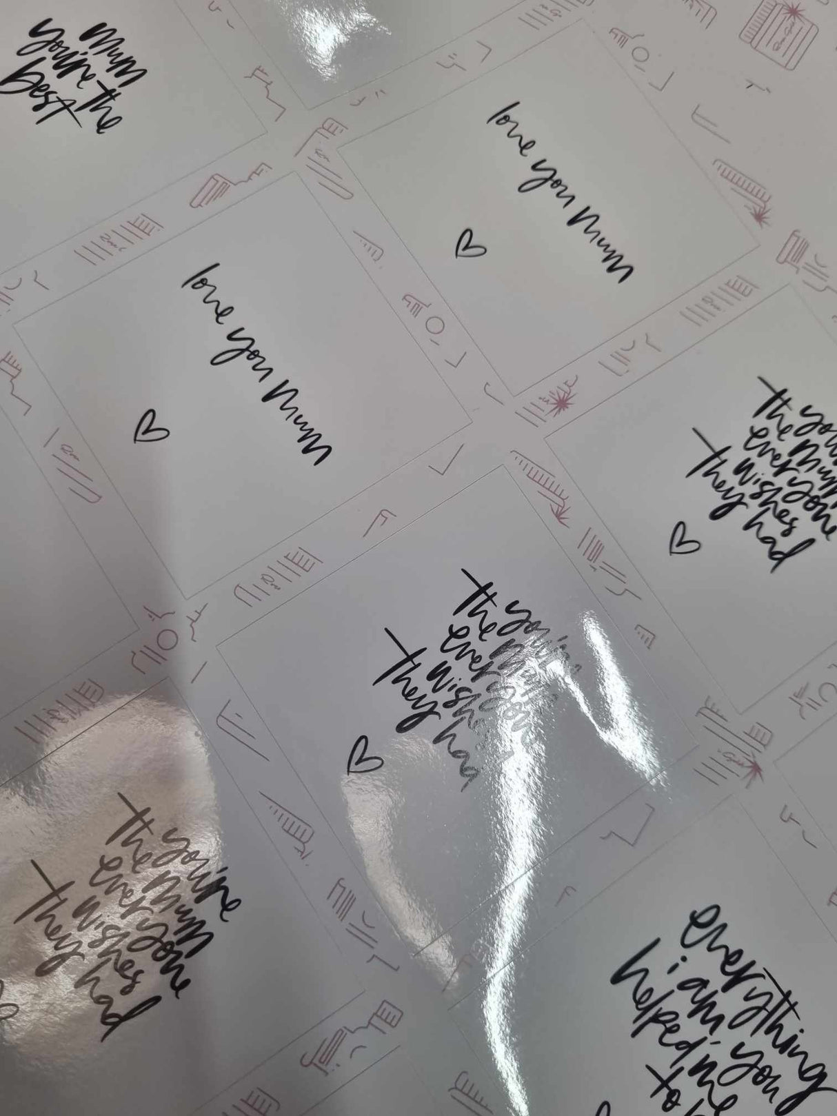 The Quote Collection in White Mothers Day Vinyl Label Pack