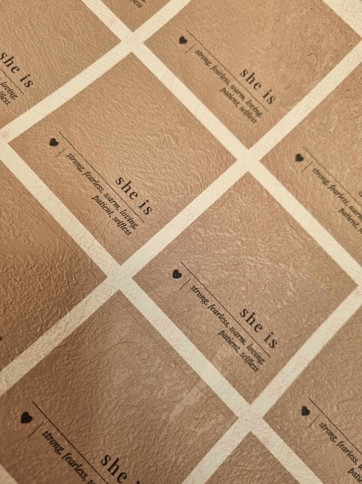 The Minimalist Collection Mothers Day - DESIGN NINE - SQUARE - TEXTURED