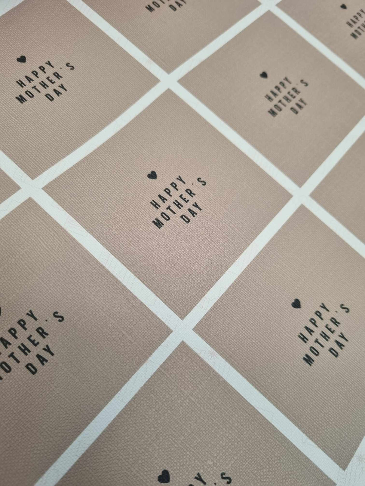 The Minimalist Collection Mothers Day - DESIGN SIX - SQUARE - TEXTURED