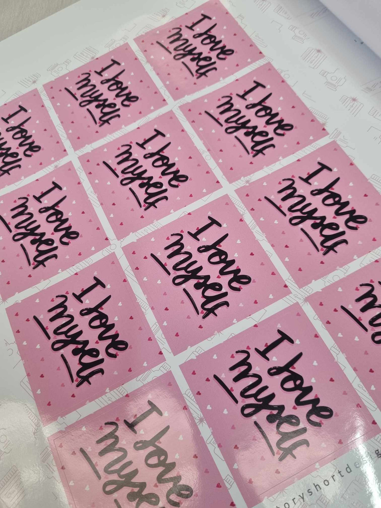 Retro Collection - Love Language Valentines - Design Four - Square