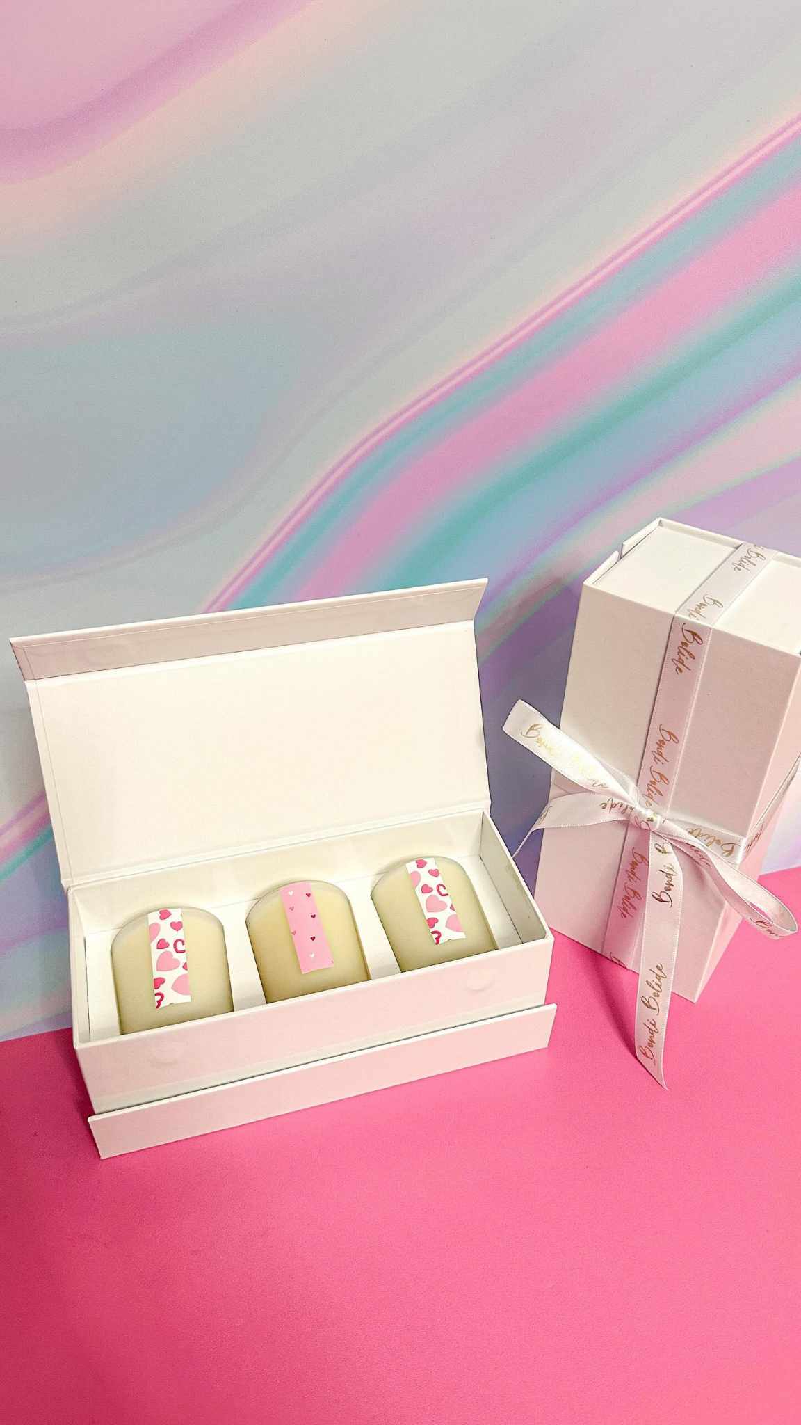 Custom Printed Ribbon - Baby Pink x 50 meters