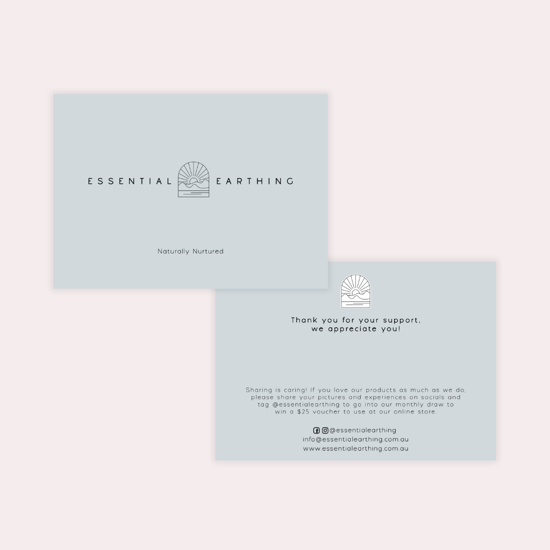 Thankyou Card Design - Editable Canva Template