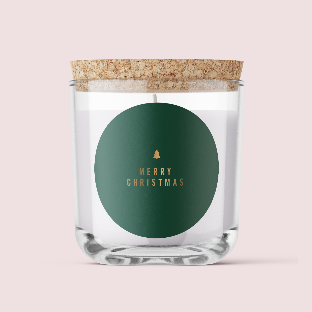 Minimalist Collection Christmas - DESIGN SIX - ROUND - FOIL