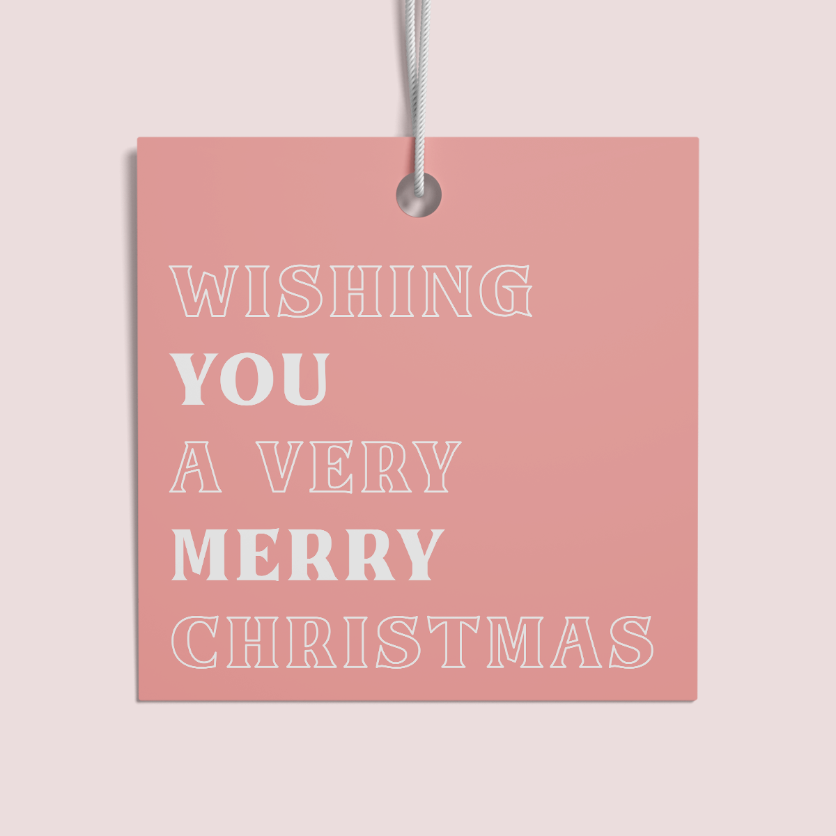 Premade Christmas Swing Tags Colour Pop Collection Design ONE