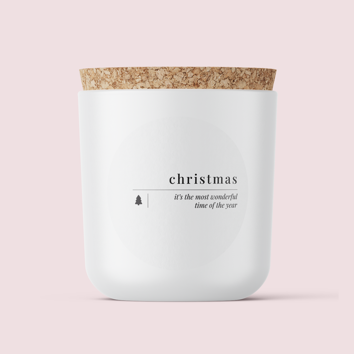 The Minimalist Collection Christmas - DESIGN NINE - ROUND - TEXTURED