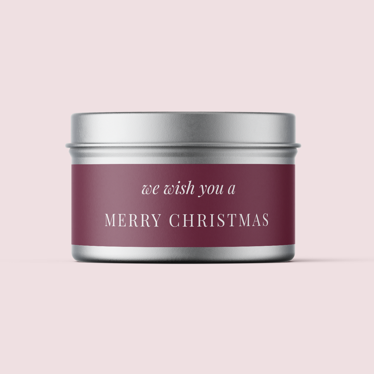 Minimalist Collection Christmas - Design ONE - Travel Tin Wrap - Textured