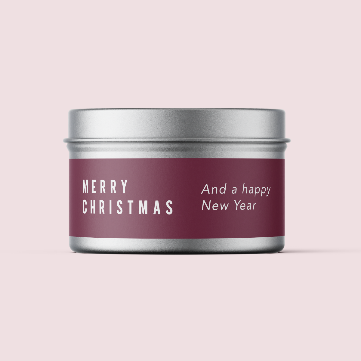 Minimalist Collection Christmas - Design EIGHT - Travel Tin Wrap - Textured