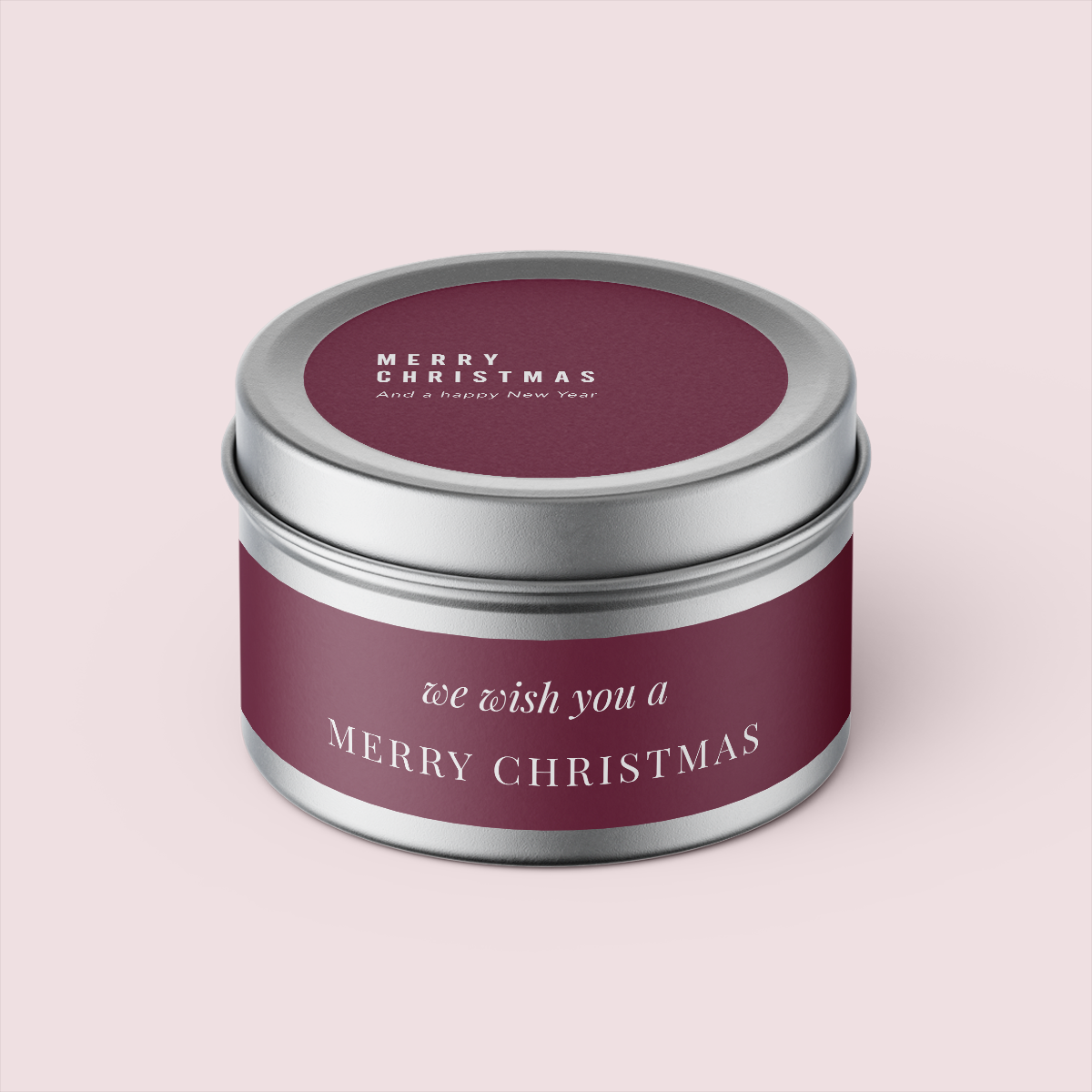 Minimalist Collection Christmas - Travel Tin Set - Design ONE - Textured