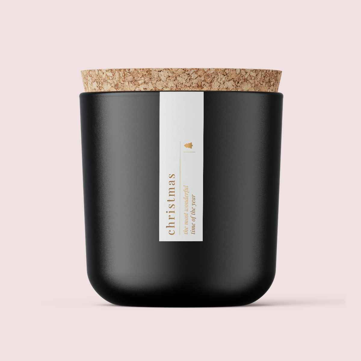 Minimalist Collection Christmas - Design NINE - SLIM label - Foil