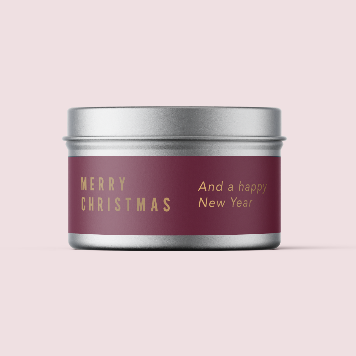 Minimalist Collection Christmas - Design EIGHT - Travel Tin Wrap - FOIL