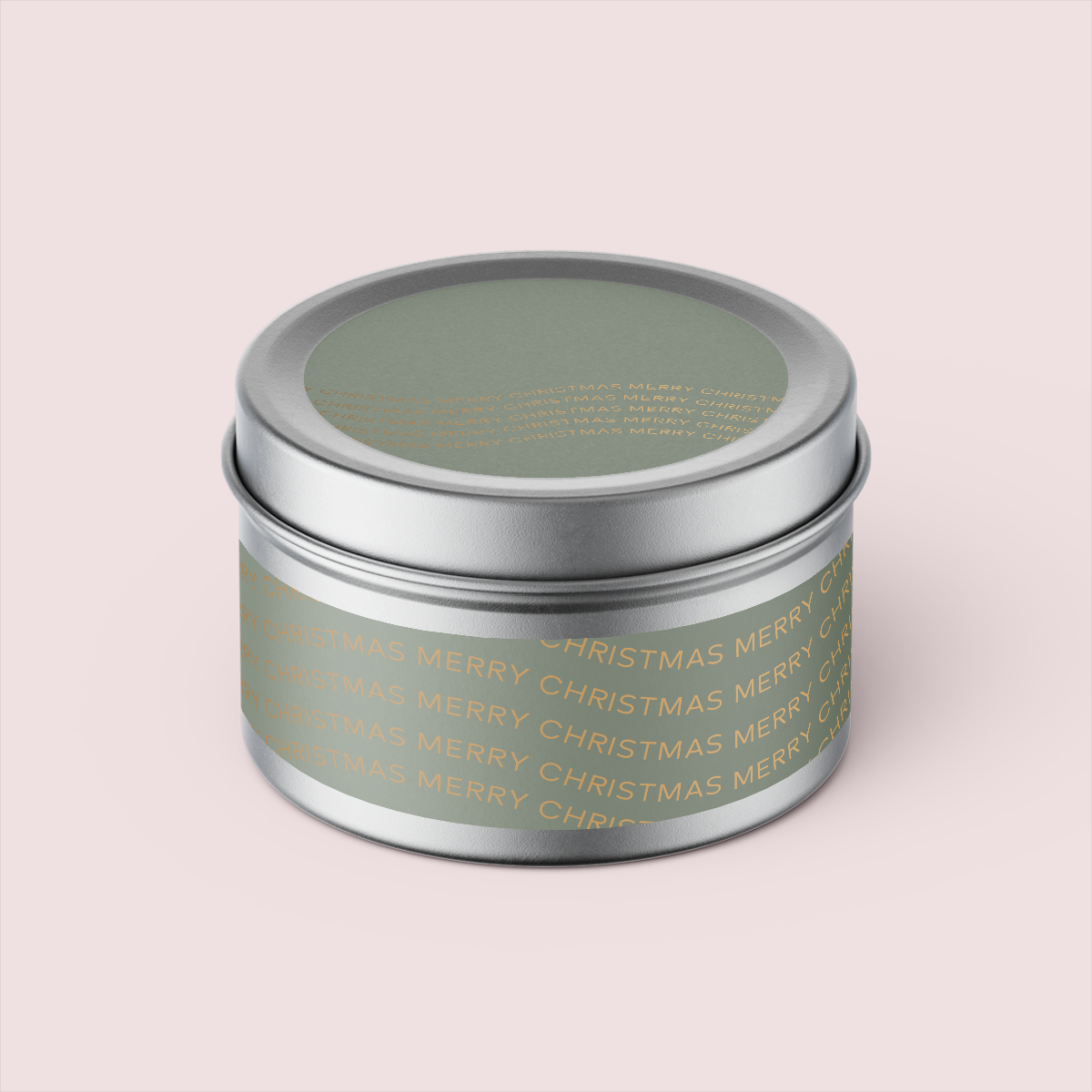 Minimalist Collection Christmas - Travel Tin Set - Design FIVE - Foil