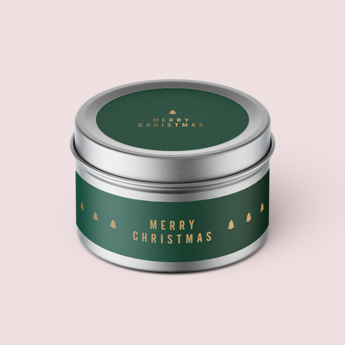 Minimalist Collection Christmas - Travel Tin Set - Design SIX - Foil