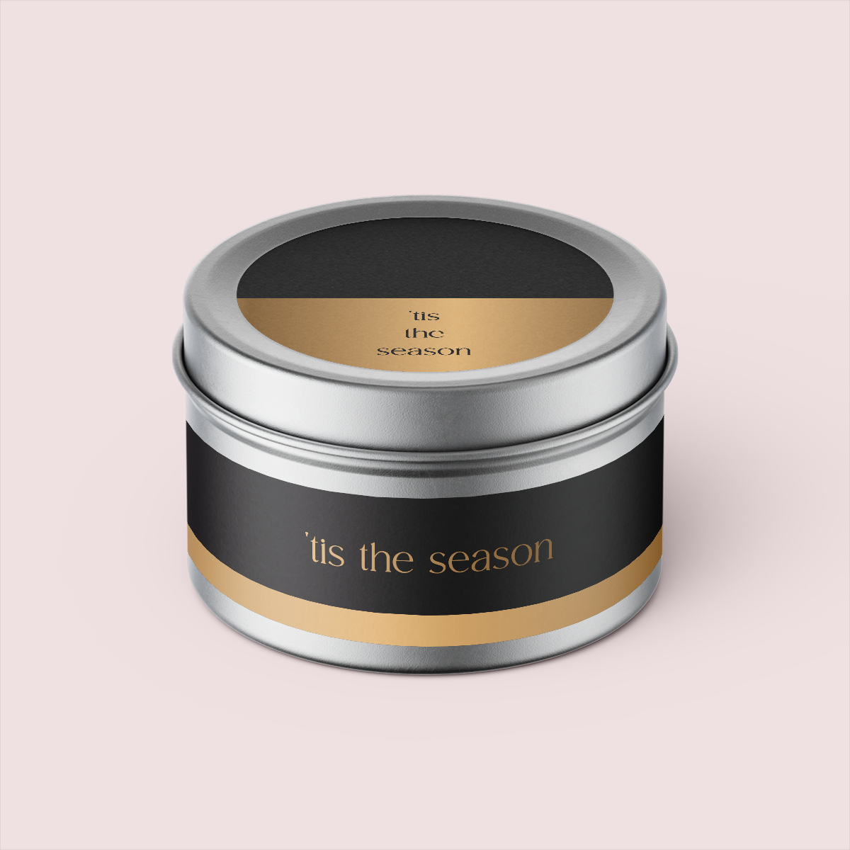 Minimalist Collection Christmas - Travel Tin Set - Design TEN - Foil