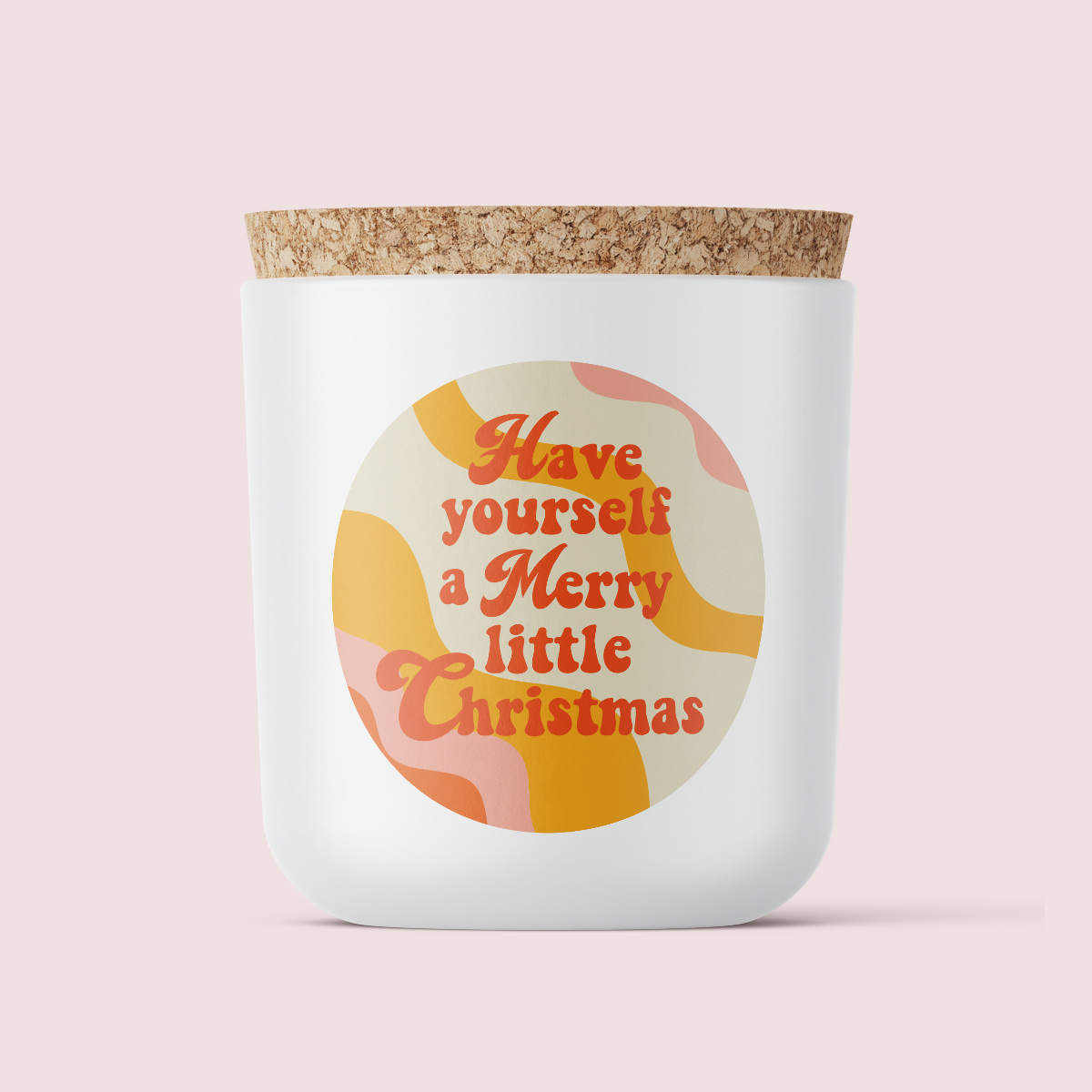 Matte/Gloss Christmas Retro Collection Design SIX ROUND