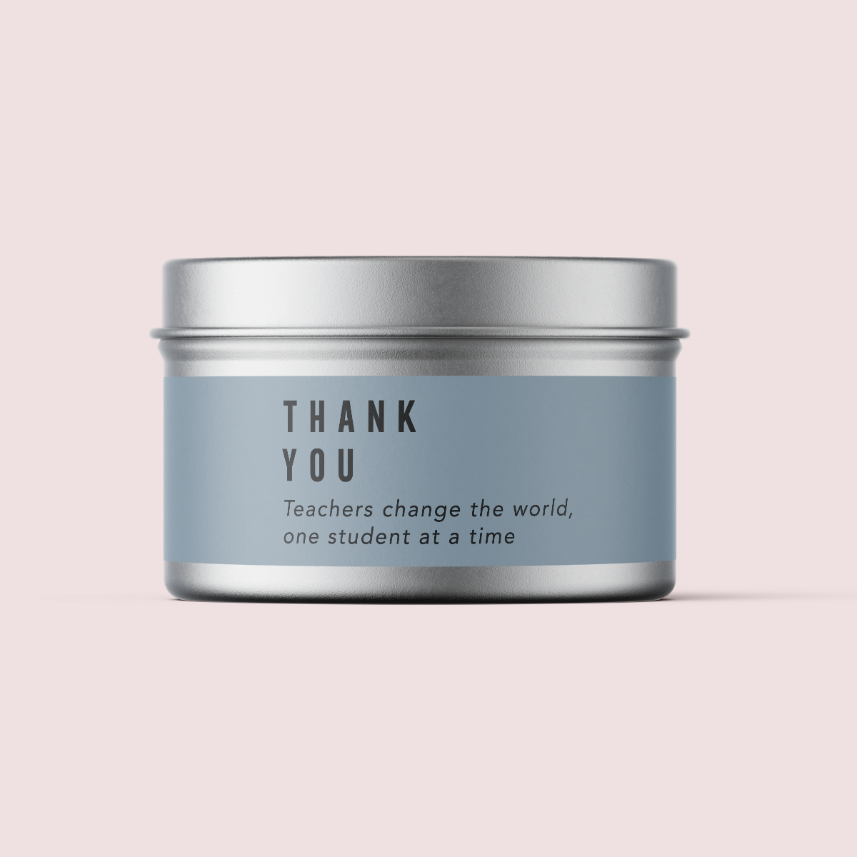 Minimalist Collection Teacher Appreciations - Design FOUR - Travel Tin Wrap - Matte/Gloss