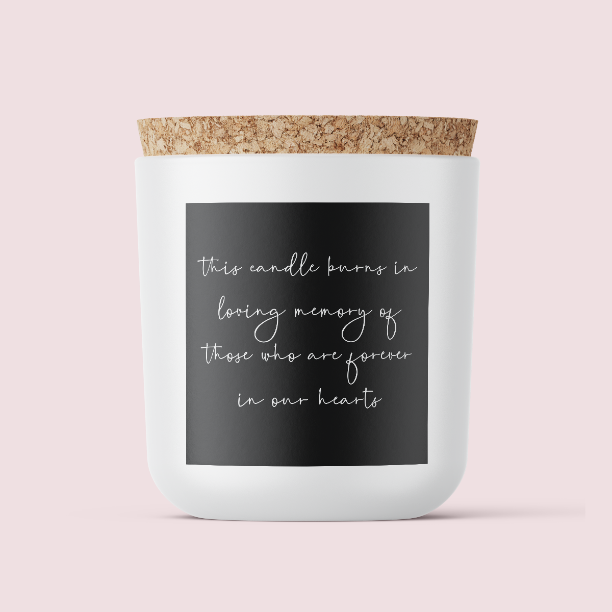 In Remembrance Range Vinyl Label Pack Design TWO Square Textured