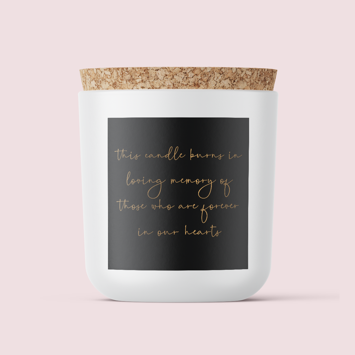 In Remembrance Range Vinyl Label Pack Design TWO Square Foil