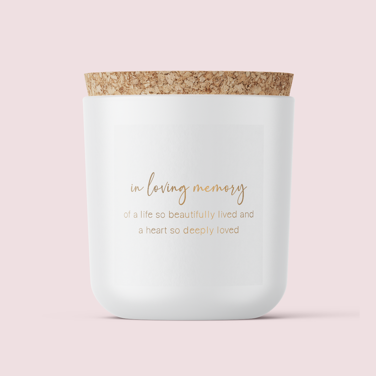 In Remembrance Range Vinyl Label Pack Design THREE Square Foil