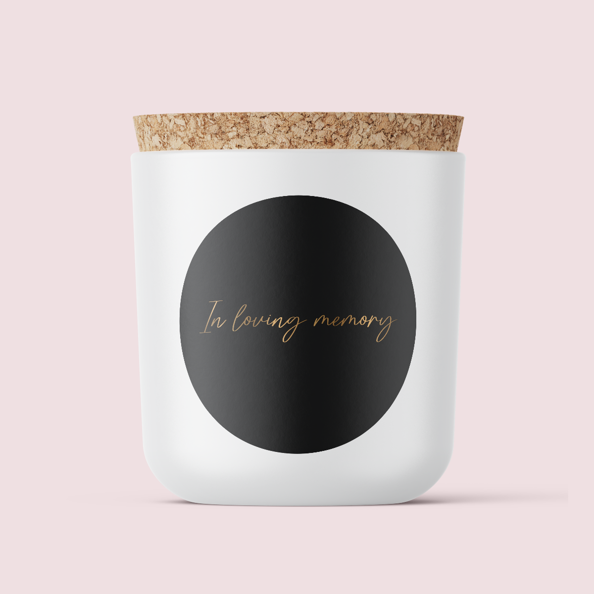 In Remembrance Range Vinyl Label Pack Design ONE Round Foil