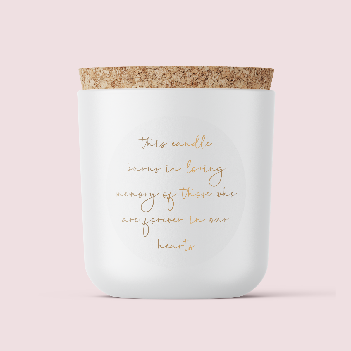 In Remembrance Range Vinyl Label Pack Design TWO Round Foil