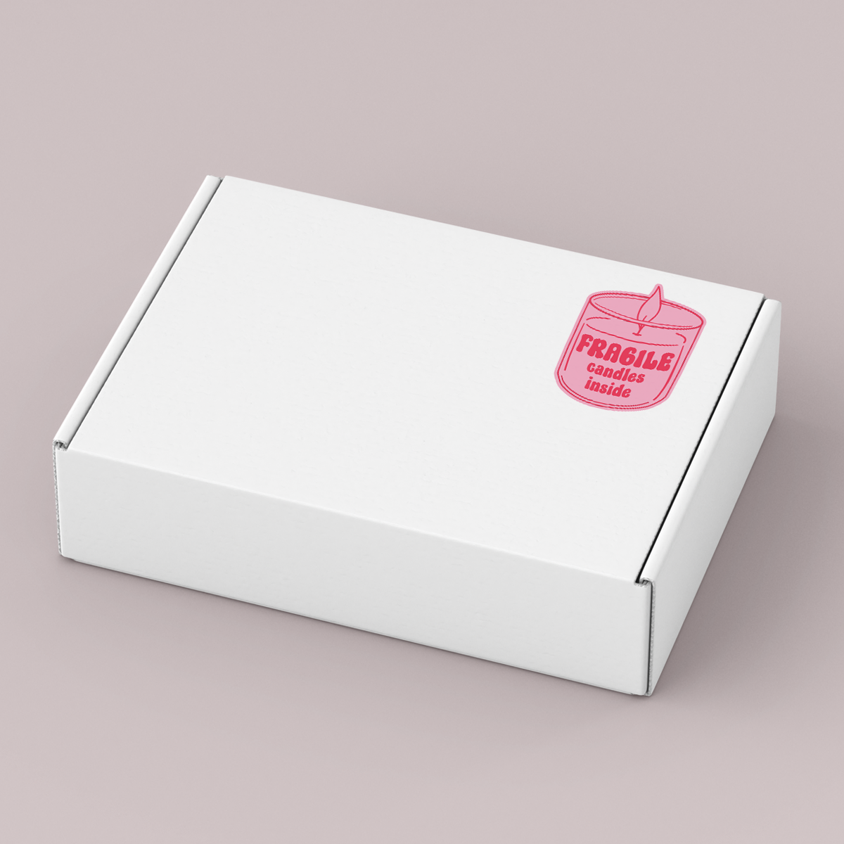 Bulk Fragile Packaging Sticker Vinyl Label Packs DESIGN FIVE