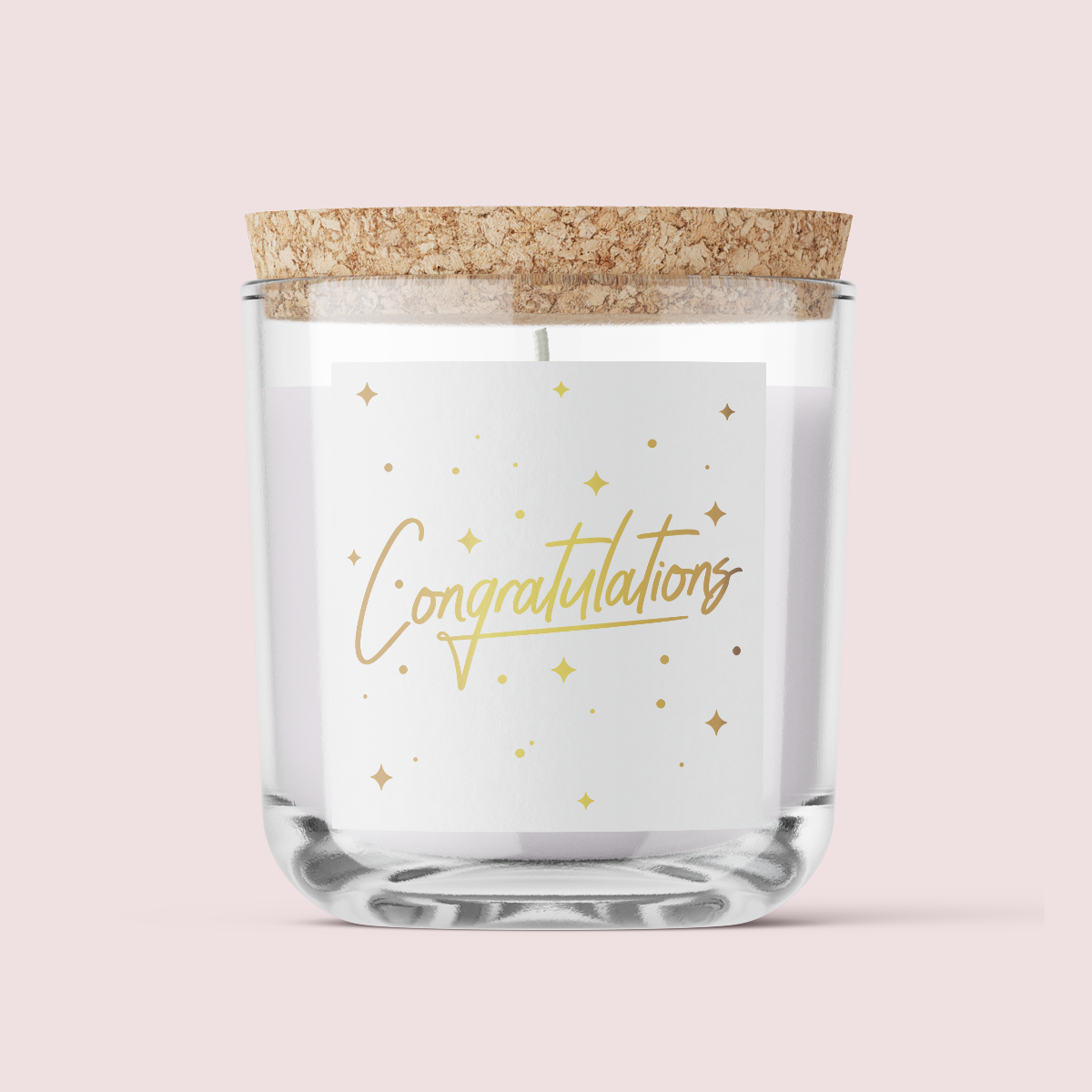 Copy of Congratulations Label Pack - Design FIVE - ROUND - FOIL