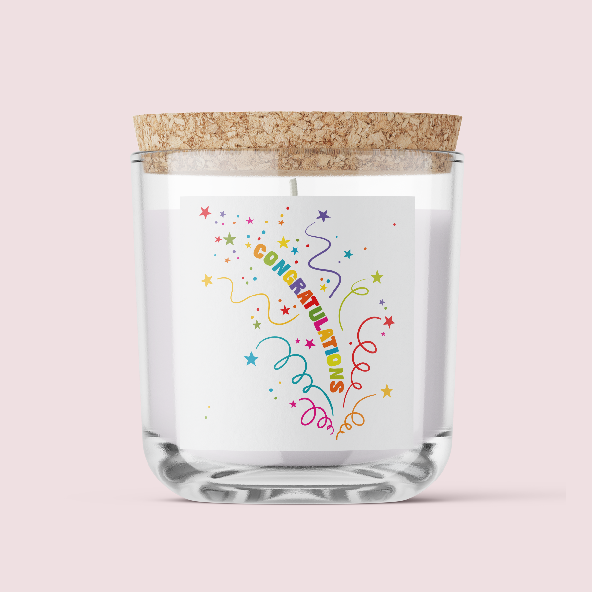 Congratulations Label Pack - Design EIGHT - SQUARE - Matte/Gloss