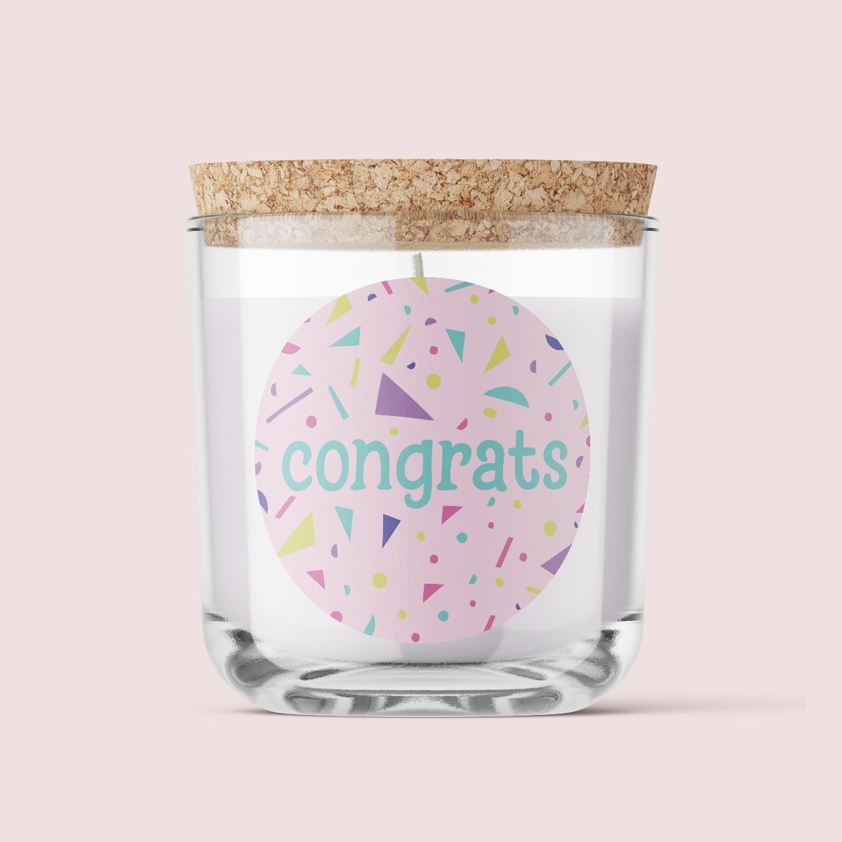 Congratulations Label Pack - Design SEVEN - ROUND - Matte/Gloss