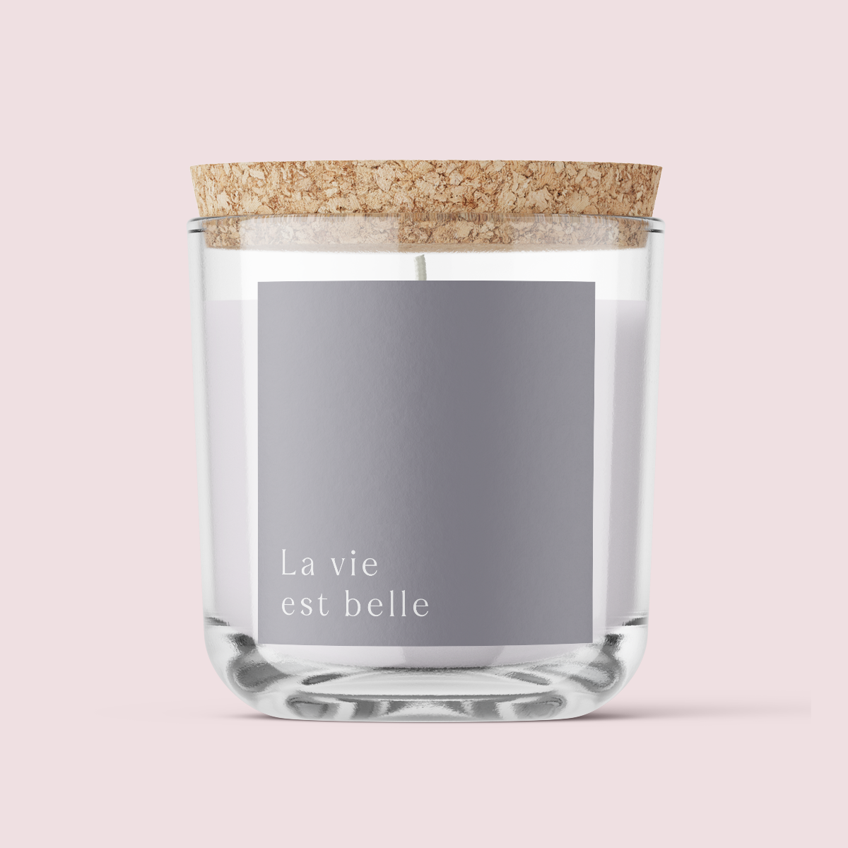 The Minimalist Collection Just Because Range - LA VIE EST BELLE - SQUARE - TEXTURED