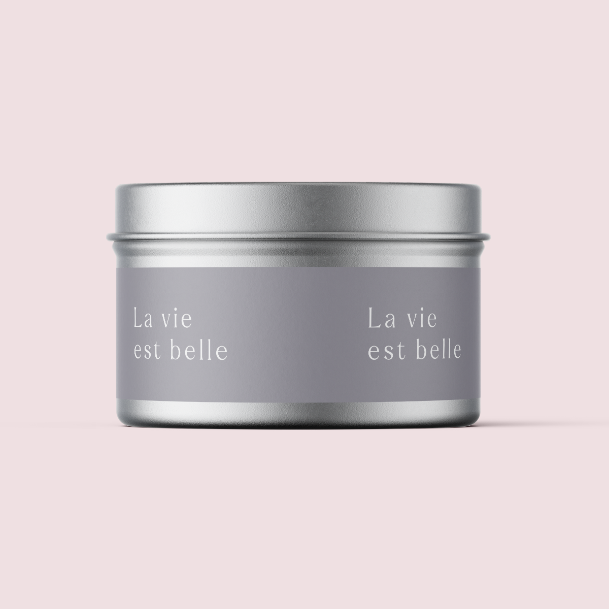Minimalist Collection Just Because Range - LA VIE EST BELLE - Travel Tin Wrap - Textured