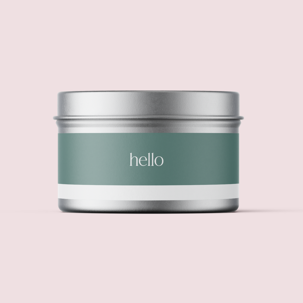 Minimalist Collection Just Because Range - HELLO - Travel Tin Wrap - Textured