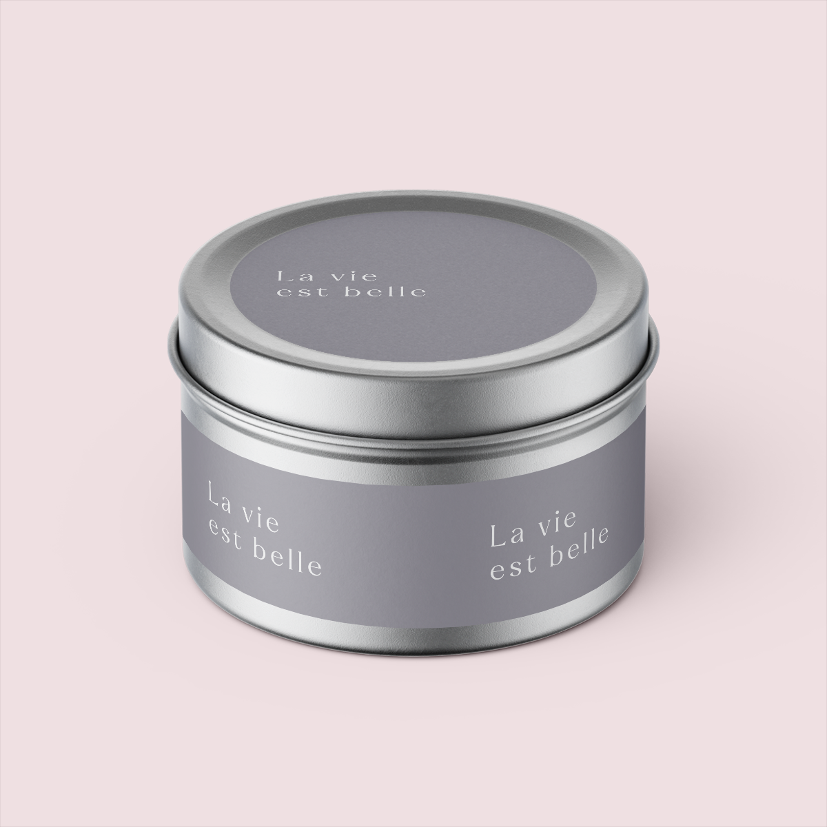 Minimalist Collection JUST BECAUSE range - Travel Tin Set - LA VIE EST BELLE - Matte/Gloss