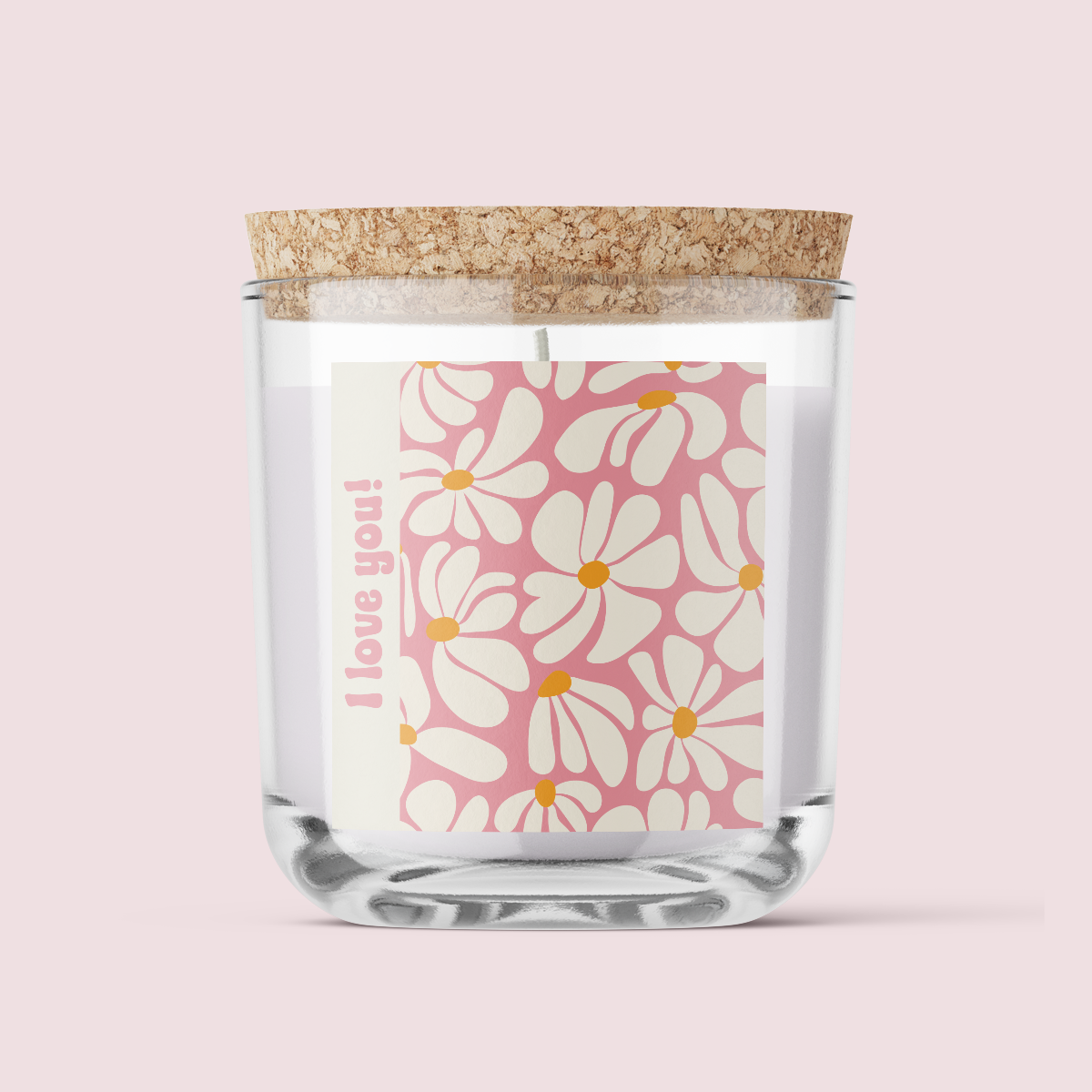 Retro Collection - Greetings edition - I LOVE YOU! - Square Vinyl Label Pack