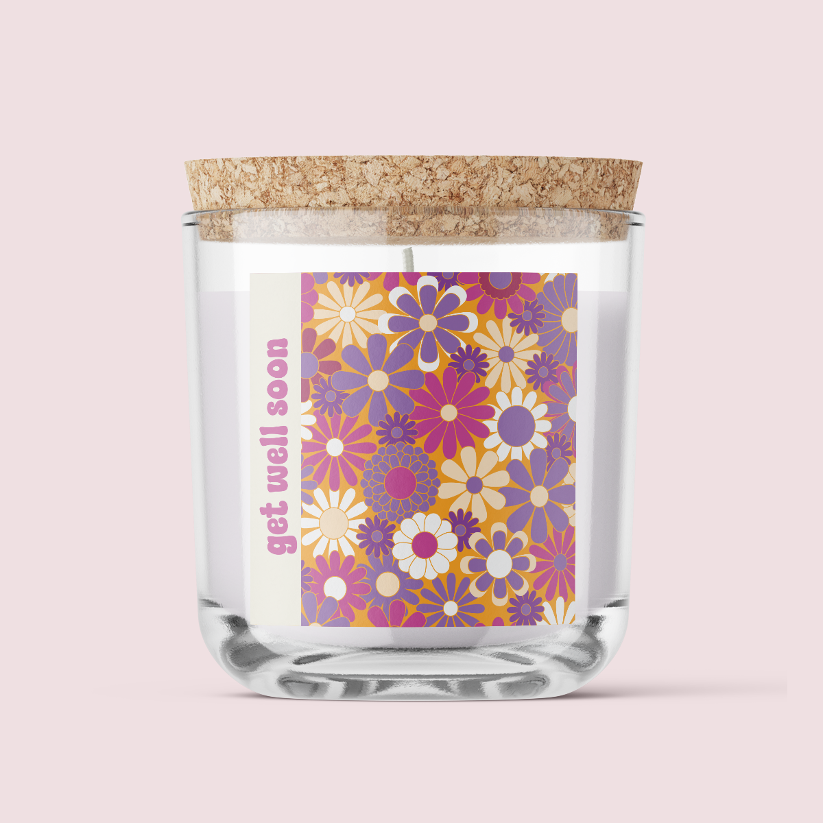 Retro Collection - Greetings edition - GET WELL SOON - Square Vinyl Label Pack