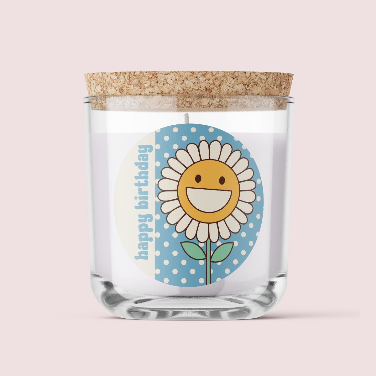 Retro Collection - Greetings edition - HAPPY BIRTHDAY - Round Vinyl Label Pack