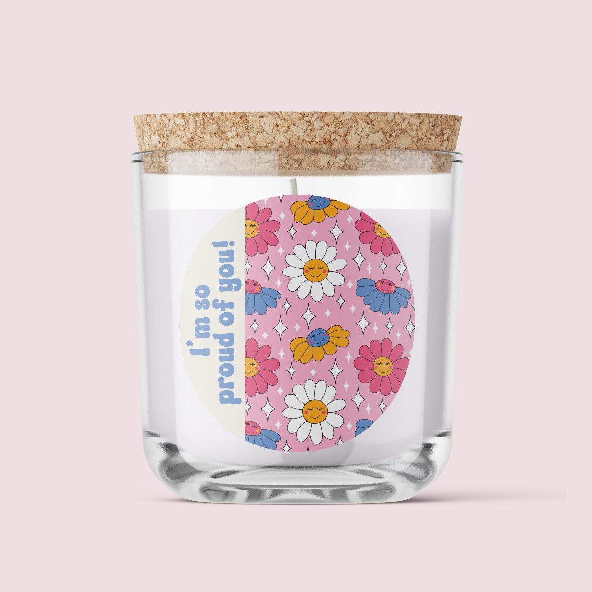 Retro Collection - Greetings edition - I'M SO PROUD OF YOU - Round Vinyl Label Pack