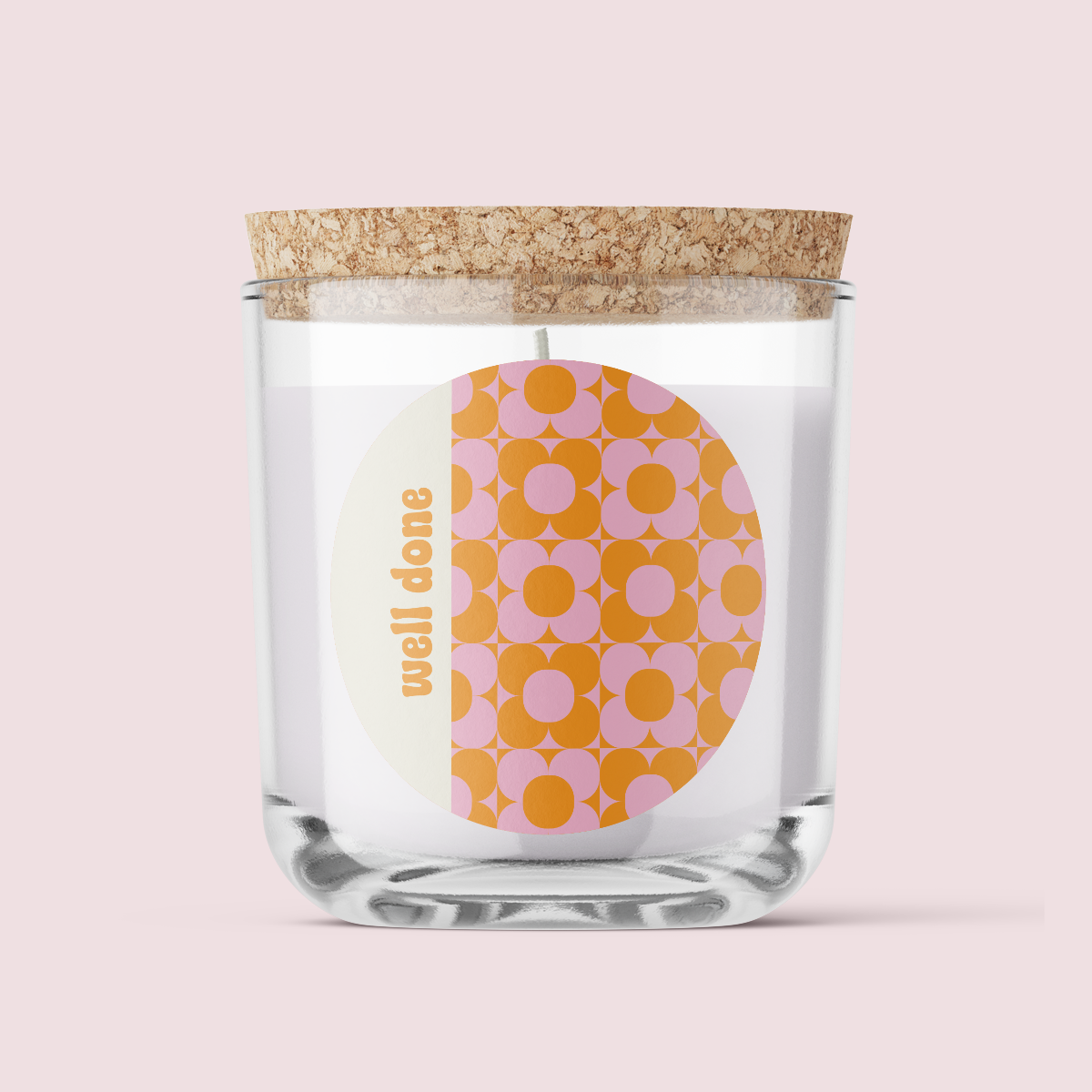 Retro Collection - Greetings edition - WELL DONE - Round Vinyl Label Pack