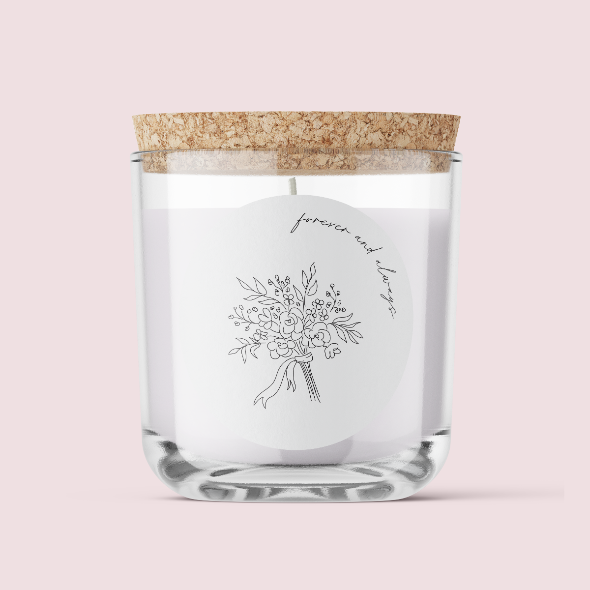 Forever and Always - ROUND Vinyl Label Pack