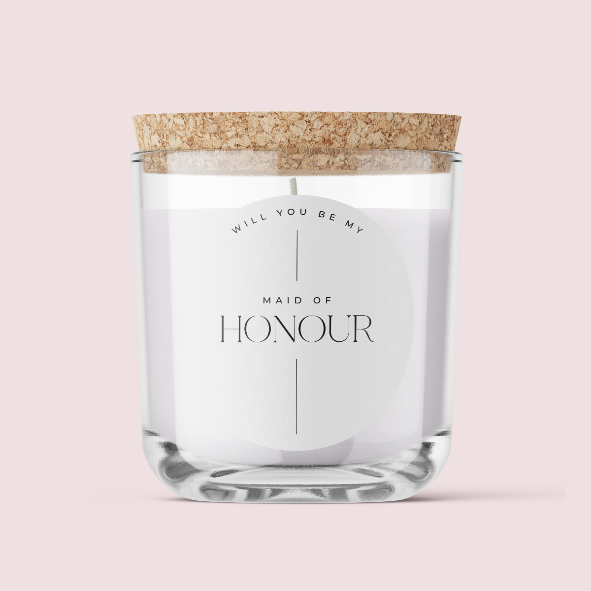 Will You Be My Maid of Honour? - ROUND Vinyl Label Pack