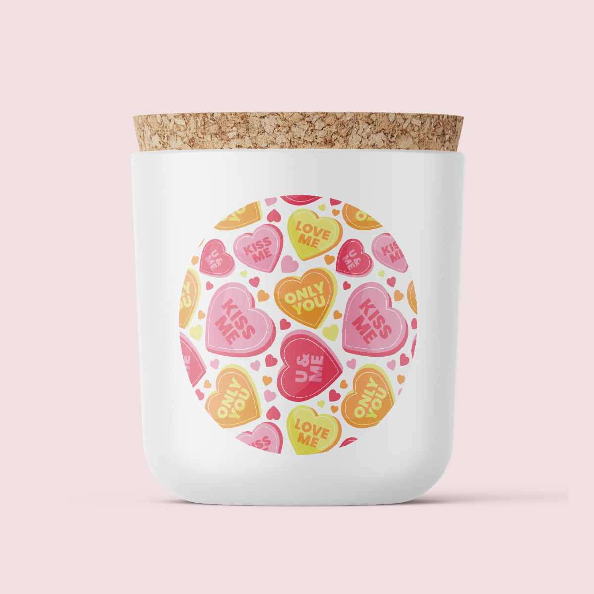 Retro Collection - Love Language Valentines - Design Eight - Round