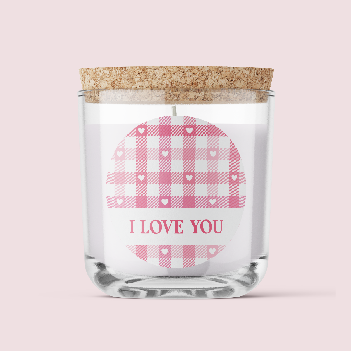 Gingham Collection - Love Language - Design Four - ROUND