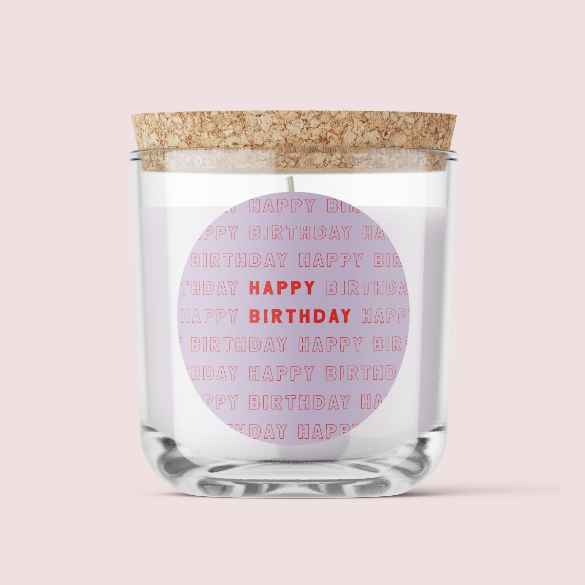 Happy Birthday Label Pack - Design TEN - ROUND