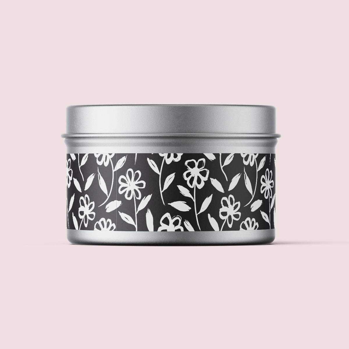 The Monochrome Collection - Just Because - Design ONE - TRAVEL TIN WRAP