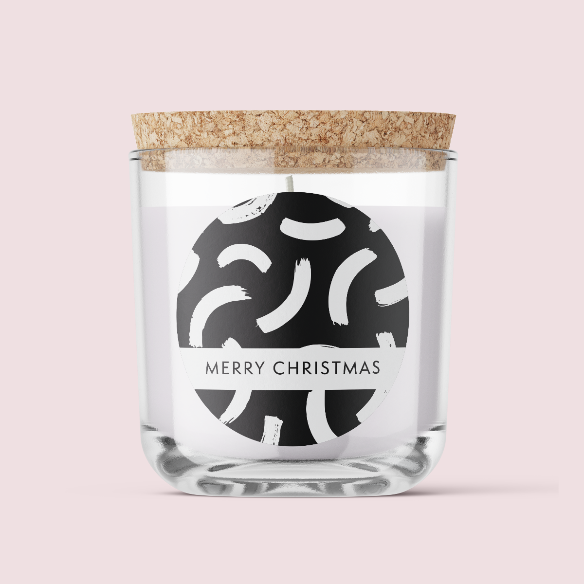 The Monochrome Collection - Christmas - Design THREE - ROUND