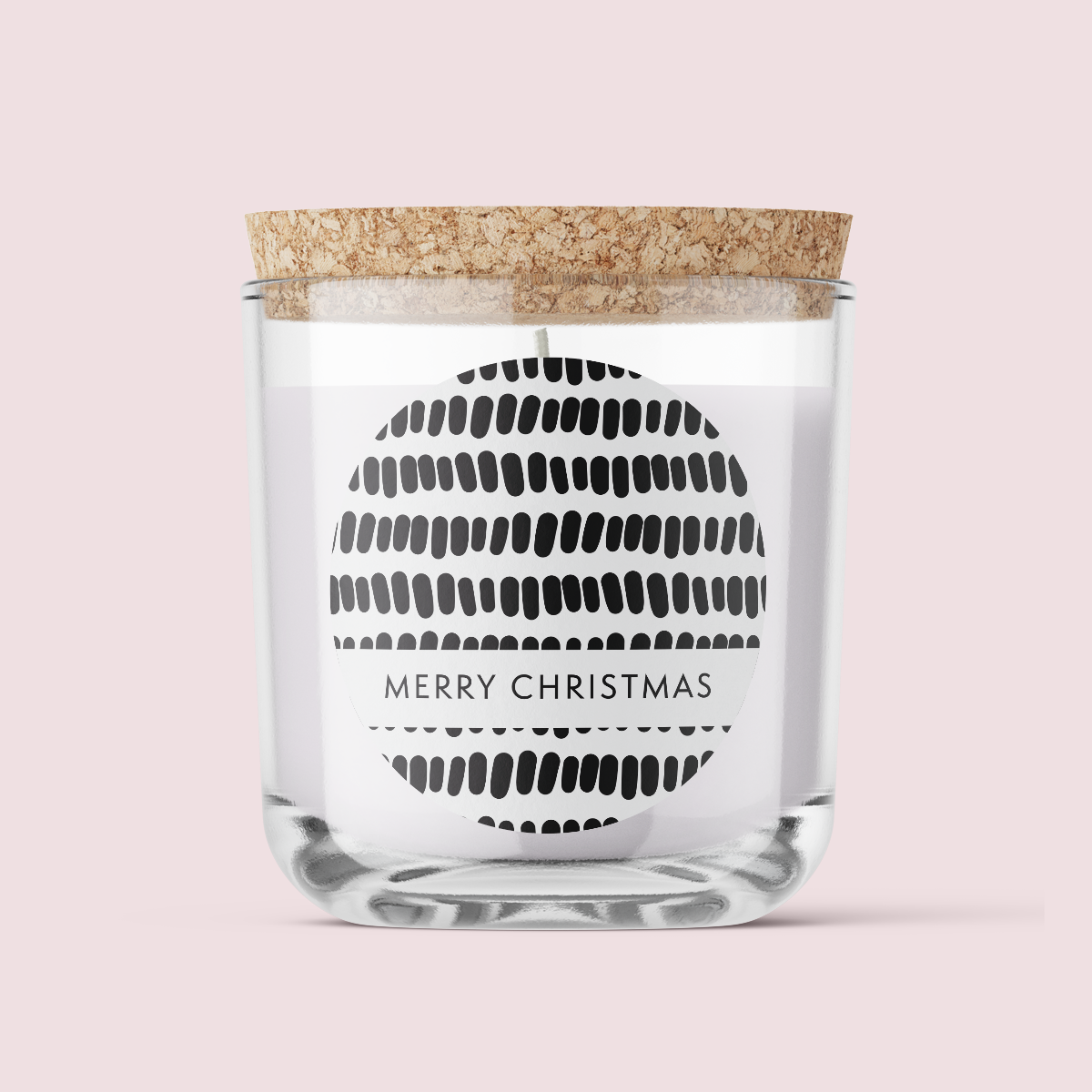 The Monochrome Collection - Christmas - Design FOUR - ROUND