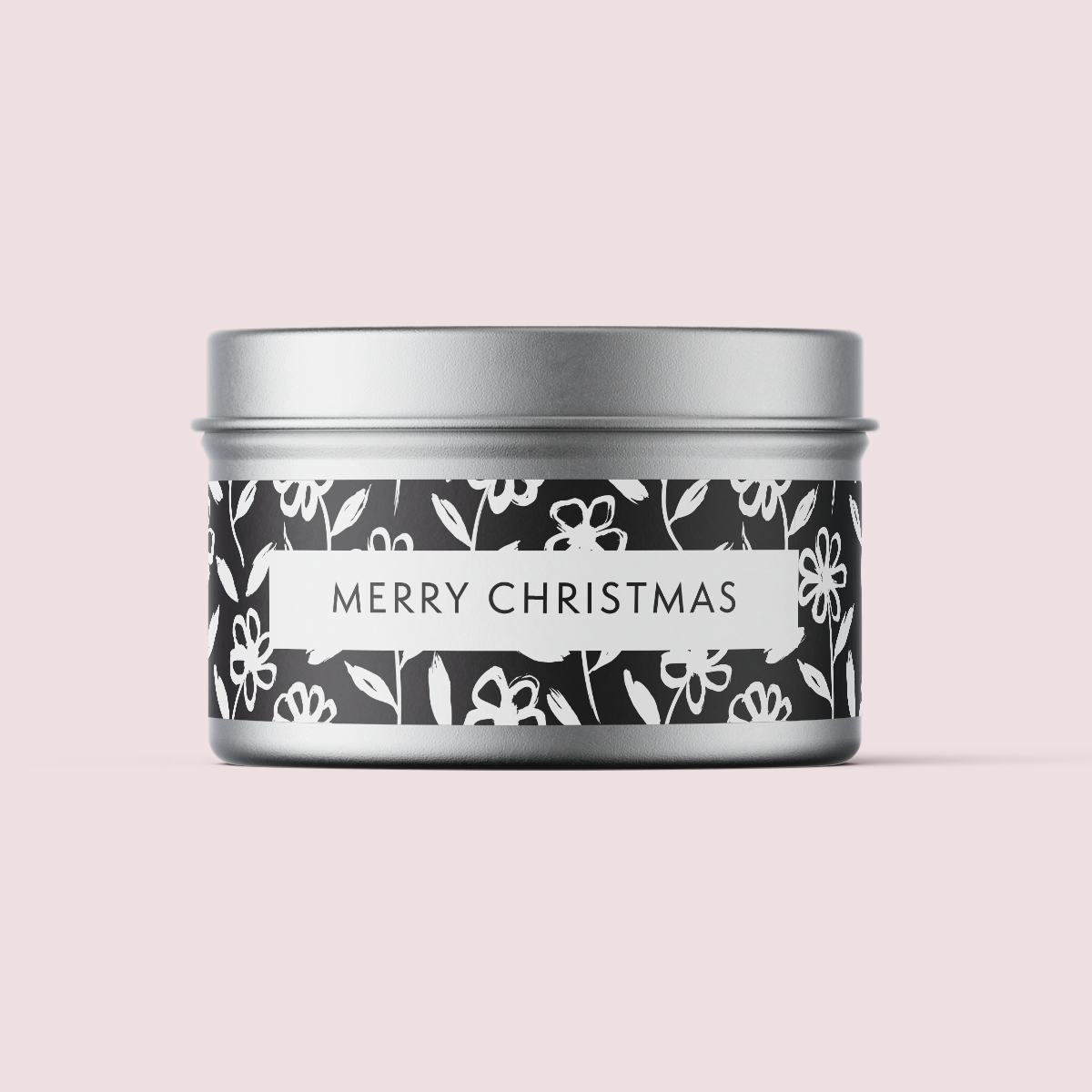 The Monochrome Collection - Christmas - Design ONE - TRAVEL TIN WRAP