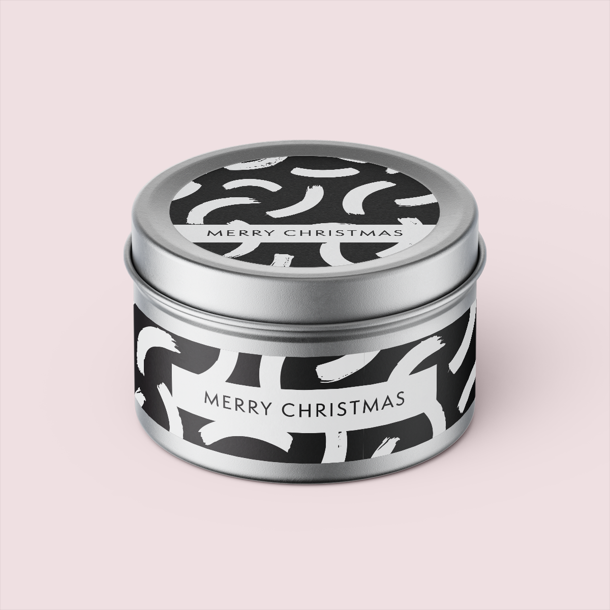 The Monochrome Collection - Christmas - Design THREE - TRAVEL TIN SET