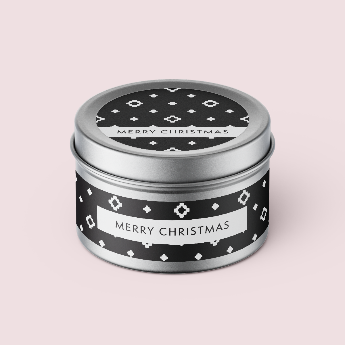 The Monochrome Collection - Christmas - Design SIX - TRAVEL TIN SET