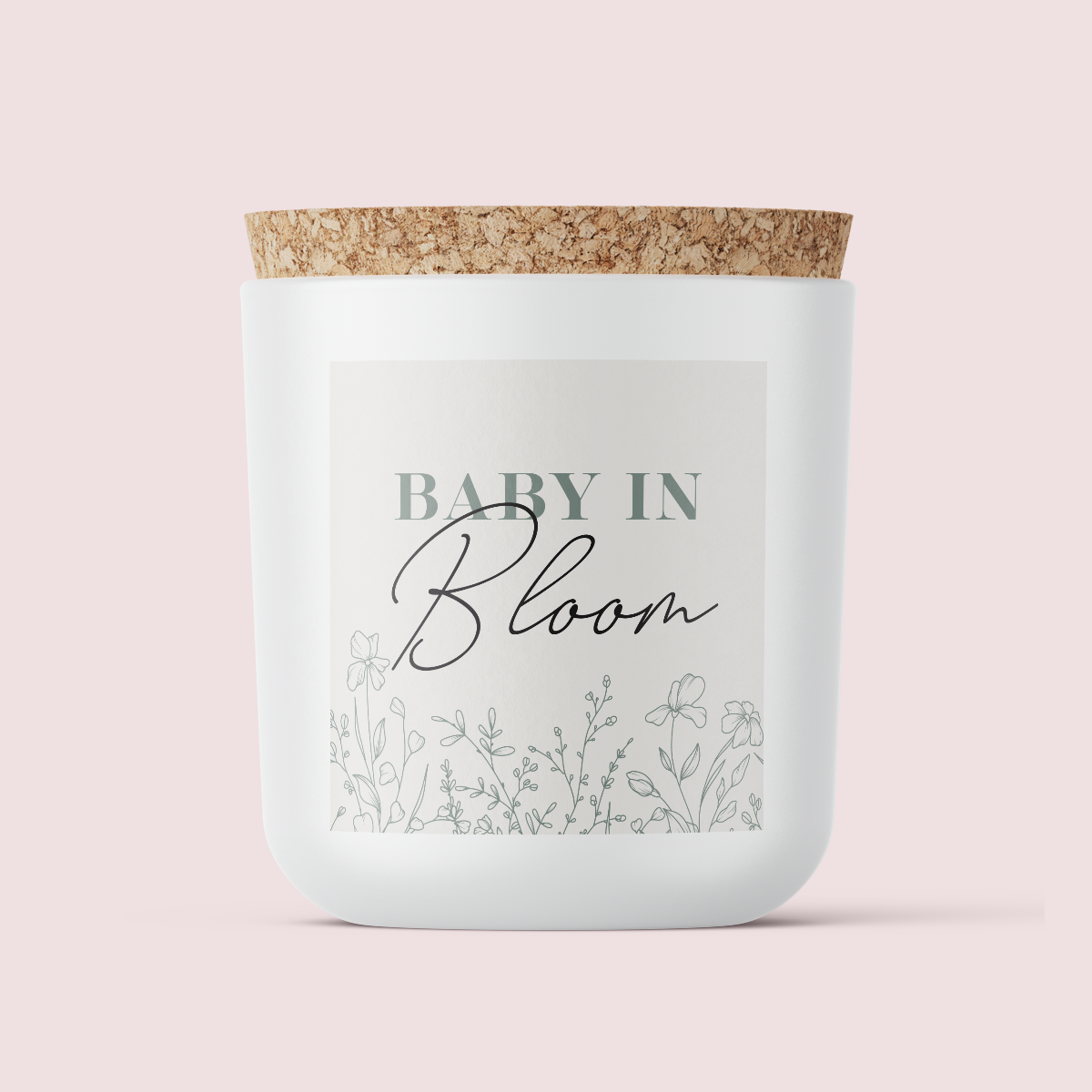 Baby Shower Collection - Baby in Bloom - SQUARE