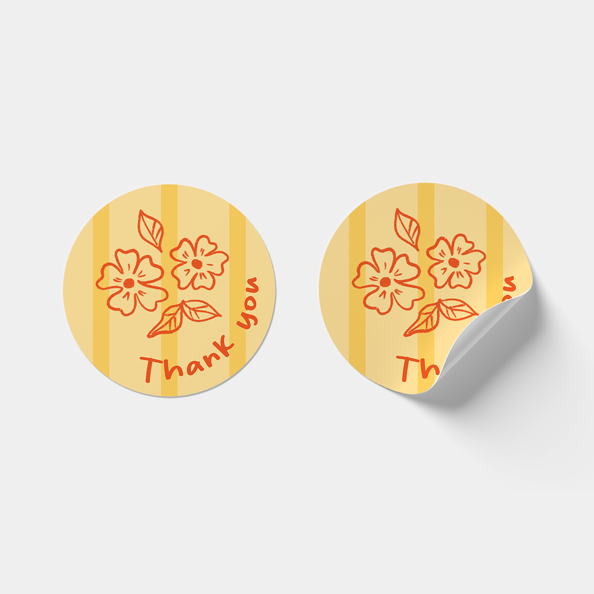 Yiscah's Pencil Box - Thank you Stickers - One